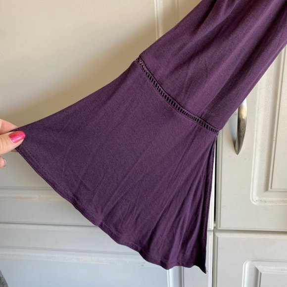 INC. Purple bare shoulder beaded top - Picture 3 of 7